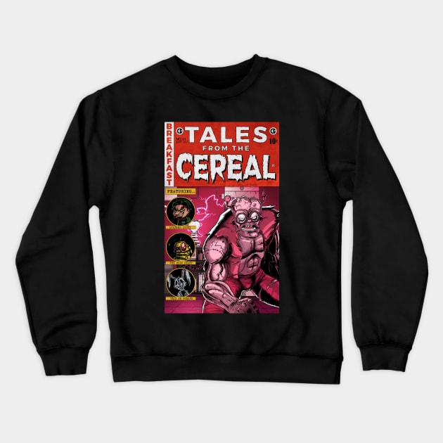 Franken Berry - Tales from the Cereal Crewneck Sweatshirt by thecalgee